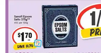 Sanofi Epson Salts