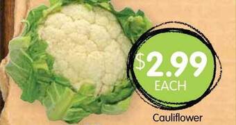 Spudshed Cauliflower offer