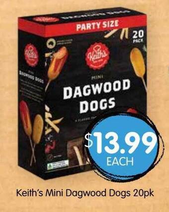 Spudshed Keith's Mini Dagwood Dogs 20pk offer