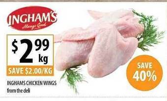 Supabarn Inghams Chicken Wings offer