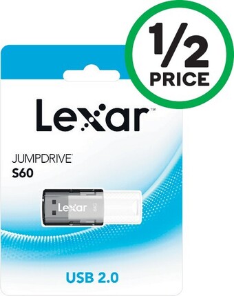 Woolworths Lexar USB 2.0 S60 64GB offer