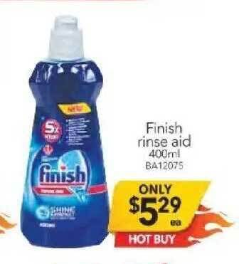 Cheap as Chips Finish Rinse Aid offer