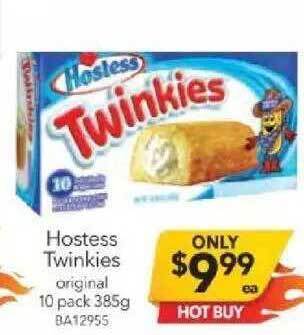 Cheap as Chips Hostess Twinkies Original offer