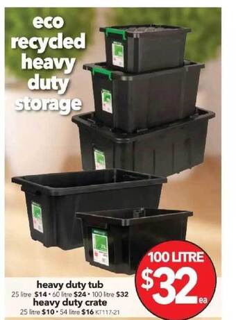 Cheap as Chips Heavy Duty Tub, Heavy Duty Crate offer