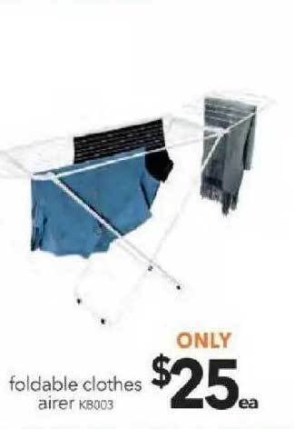 Cheap as Chips Foldable Clothes Airer offer
