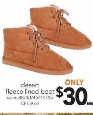 Cheap as Chips Desert Fleece Lined Boot offer