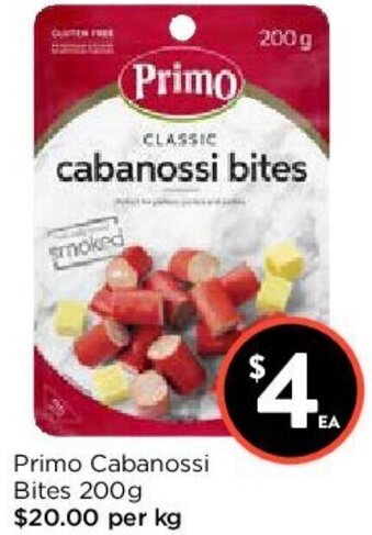 Foodworks Primo Cabanossi Bites 200g offer