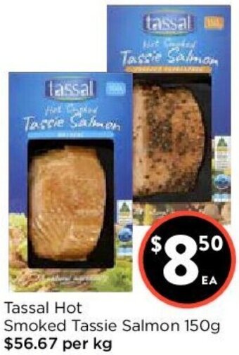 Foodworks Tassal Hot Smoked Tassie Salmon 150g offer