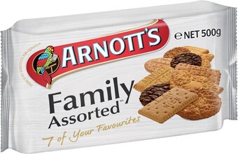 IGA Arnott’s Family Assorted Biscuits 500g offer