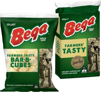IGA Bega Farmers' Grated Cheese or Block 500g offer