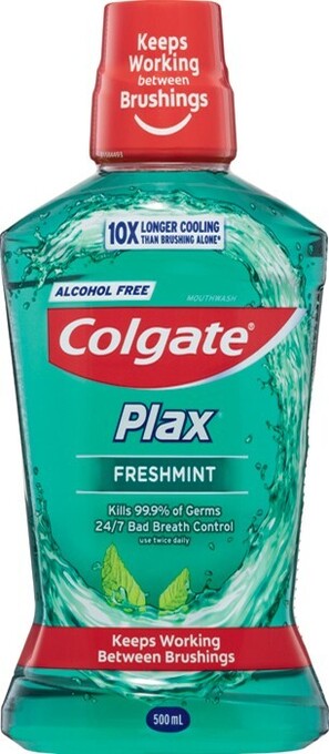 IGA Colgate Plax Mouthwash 500mL Selected Varieties offer