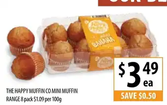 Supabarn The Happy Muffin Co Mini Muffin Range 8 Pack offer