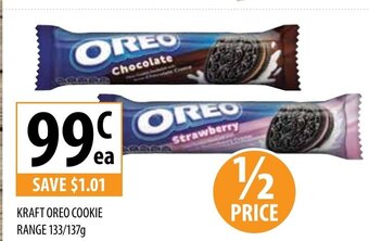 Supabarn Kraft Oreo Cookie Range 133/137g offer