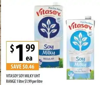 Supabarn Vitasoy Soy Milky UHT Range 1 Litre offer