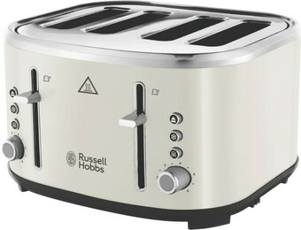 The Good Guys Russell Hobbs Legacy 4 Slice Toaster - Cream offer