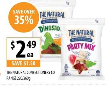 Supabarn The Natural Confectionery Co. Range 220/260g offer