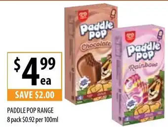 Paddle Pop Range 8 Pack