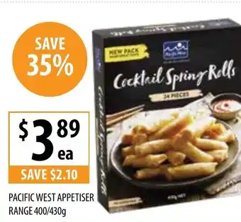 Supabarn Pacific West Appetiser Ranger 400/430g offer