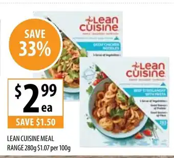 Supabarn Lean Cuisine Meal Range 280g offer