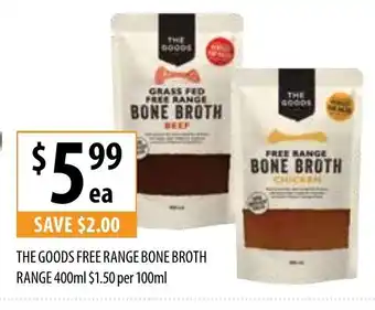 Supabarn The Goods Free Range Bone Broth Range 400ml offer