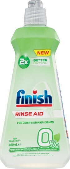 Coles Finish 0% Dishwasher Rinse Aid 400mL offer