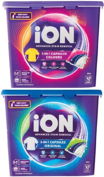 Coles iON Laundry Capsules 36 Pack offer