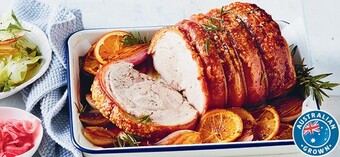 Coles Coles Australian Pork Leg Roast Boneless offer