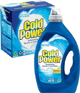Coles Cold Power Powder 1kg or Liquid 1 Litre offer