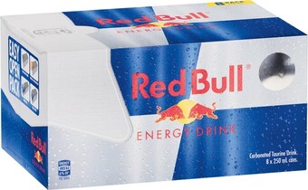 Coles Red Bull Energy Drink 8x250mL offer