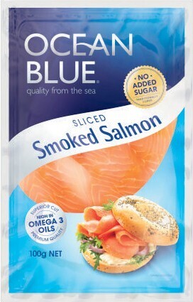 Coles Ocean Blue Sliced Smoked Salmon 100g offer