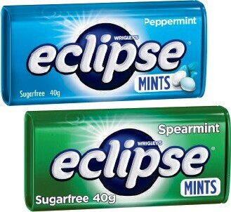 Coles Eclipse Mints 40g offer