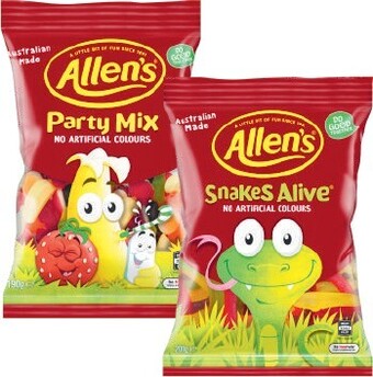 Coles Allen’s Medium Bag 150g-200g offer