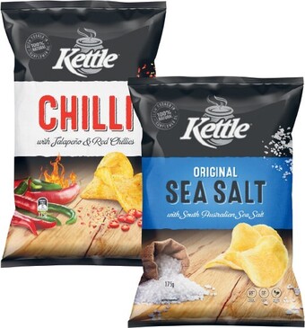 Coles Kettle Potato Chips 150g-175g offer
