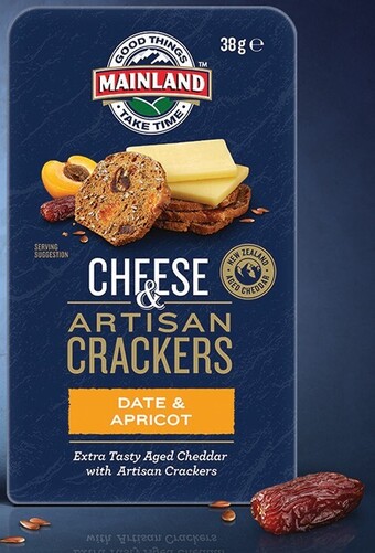 Coles Mainland On the Go Cheese & Crackers 36g-38g offer
