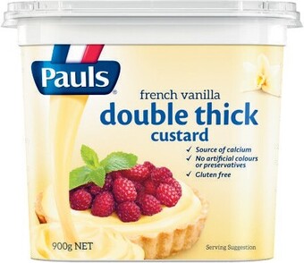 Coles Pauls Double Thick Custard 900g offer
