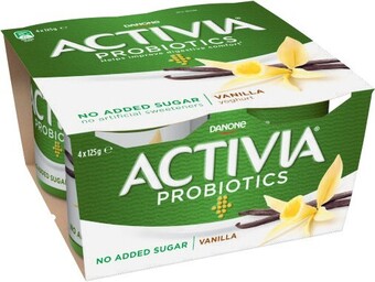 Coles Activia Probiotics Yoghurt 4x125g offer