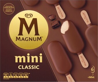 Coles Streets Magnum 4 Pack or 6 Pack offer