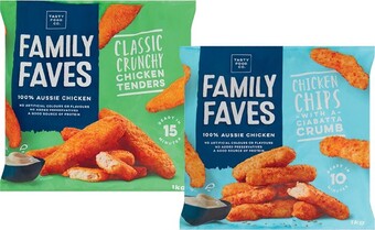 Coles Family Faves Chicken Tenders or Chips 1kg offer