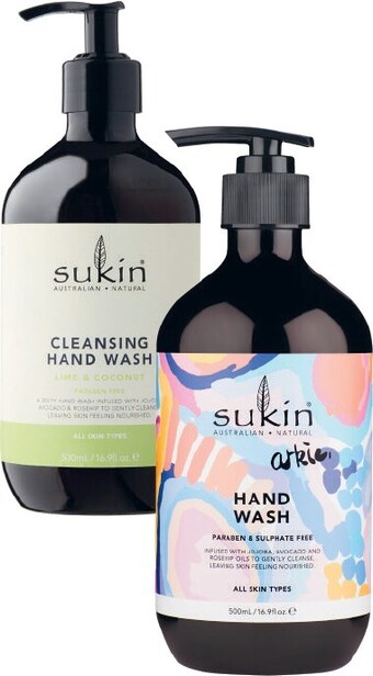 Coles Sukin Hand Wash 500mL offer