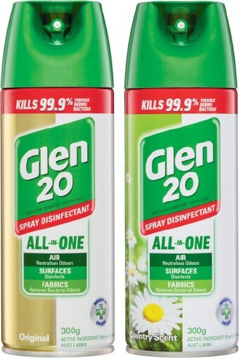 Coles Glen 20 Disinfectant Spray 300g offer