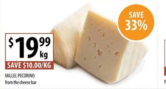 Supabarn Millel Pecorino from the cheese bar offer