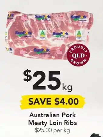 Drakes Australian Pork Meaty Loin Ribs offer