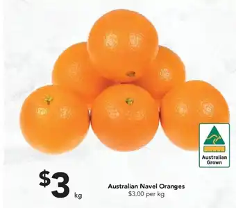 Australian Navel Oranges