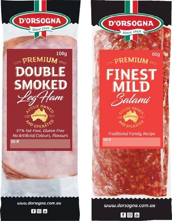 Woolworths D’Orsogna Deli Fresh 80-100g – From the Fridge offer