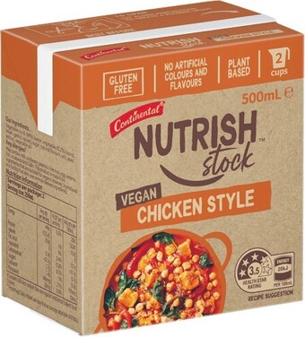 Woolworths Continental Nutrish Stock Liquid 500ml offer
