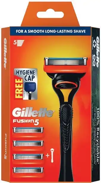 Woolworths Gillette Fusion 5 Razor Starter Kit offer