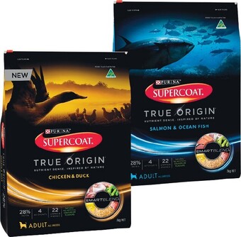 Woolworths Supercoat True Origin Dry Dog Food 7 kg offer