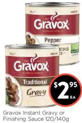 Foodworks Gravox Instant Gravy or Finishing Sauce offer