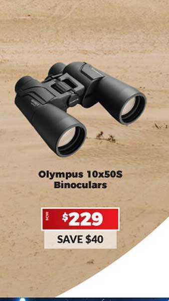 Camera House Olympus 10x50s Binoculars offer