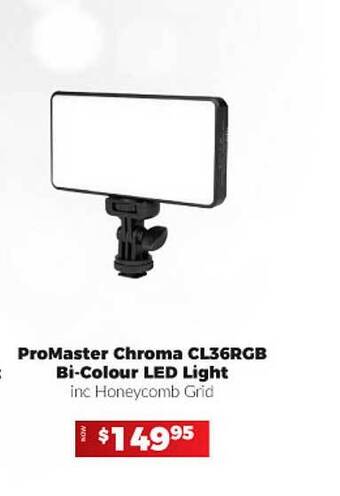 ProMaster Chroma CL36RGB Bi-Colour LED Light